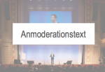 Anmoderationstext für die Presse